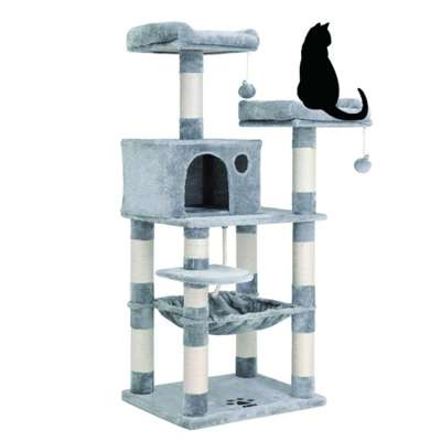 High Quality Sisal Warm Cat Scratch Scratcher Post House With Plush Ball